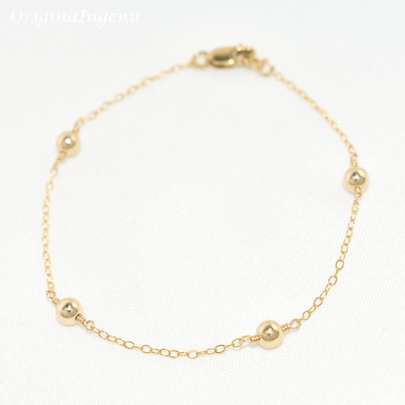 Ethnic Fashion Jewellery - 14K الذهب شغل الخرز سوار اليدوية