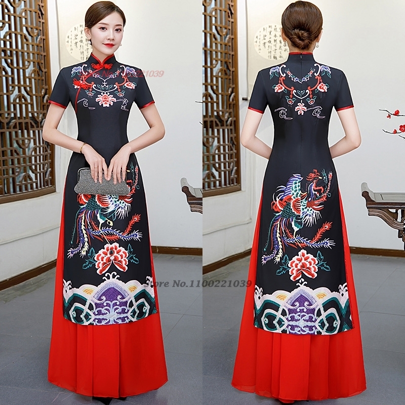 Ao Dai Vietnam Dress - فستان تشيباو الصيني المحسن لعام 2026،