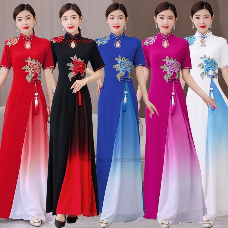 Ao Dai Vietnam Dress - فستان سهرة تقليدي فيتنامي 2026، فستان