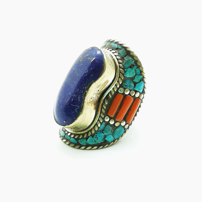 خواتم تبتية كبيرة للرجال من ال - مراجعة Ethnic Fashion Com وسعره