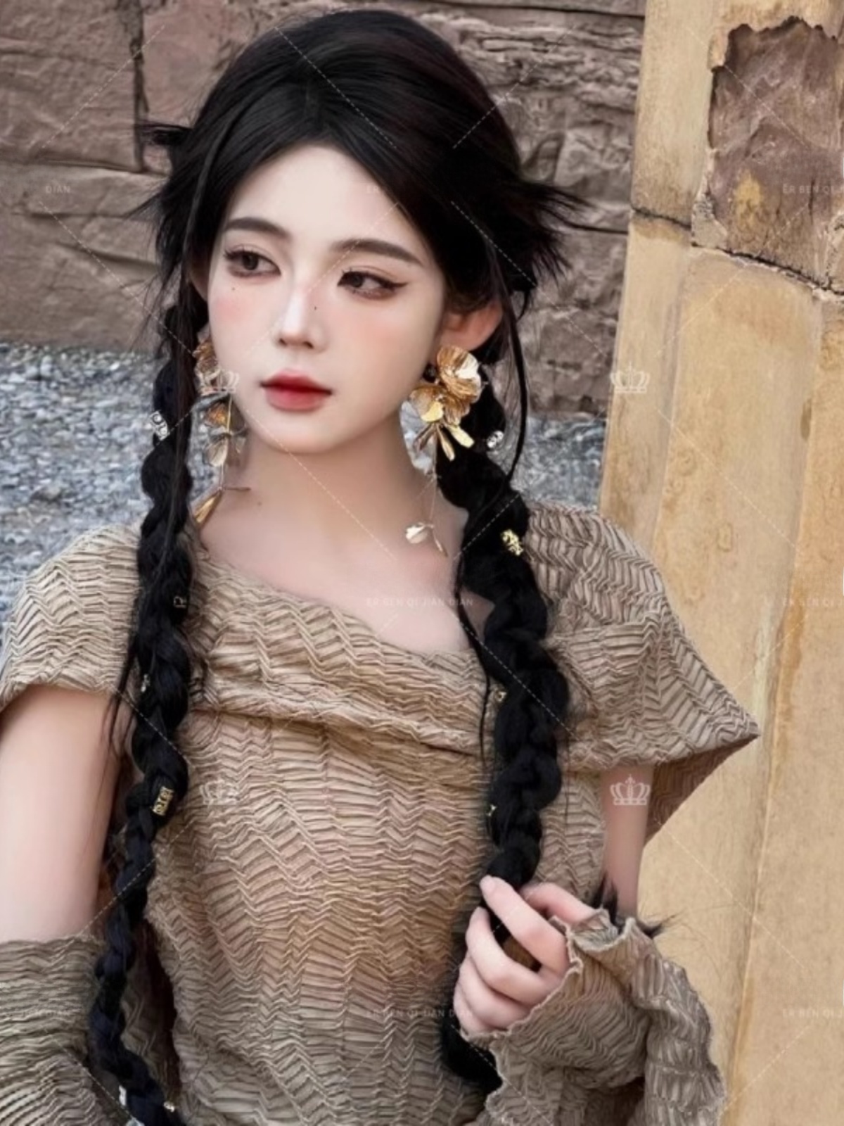 فستان طويل بتصميم صحراوي، أزيا - مراجعة Ethnic Fashion Style وسعره