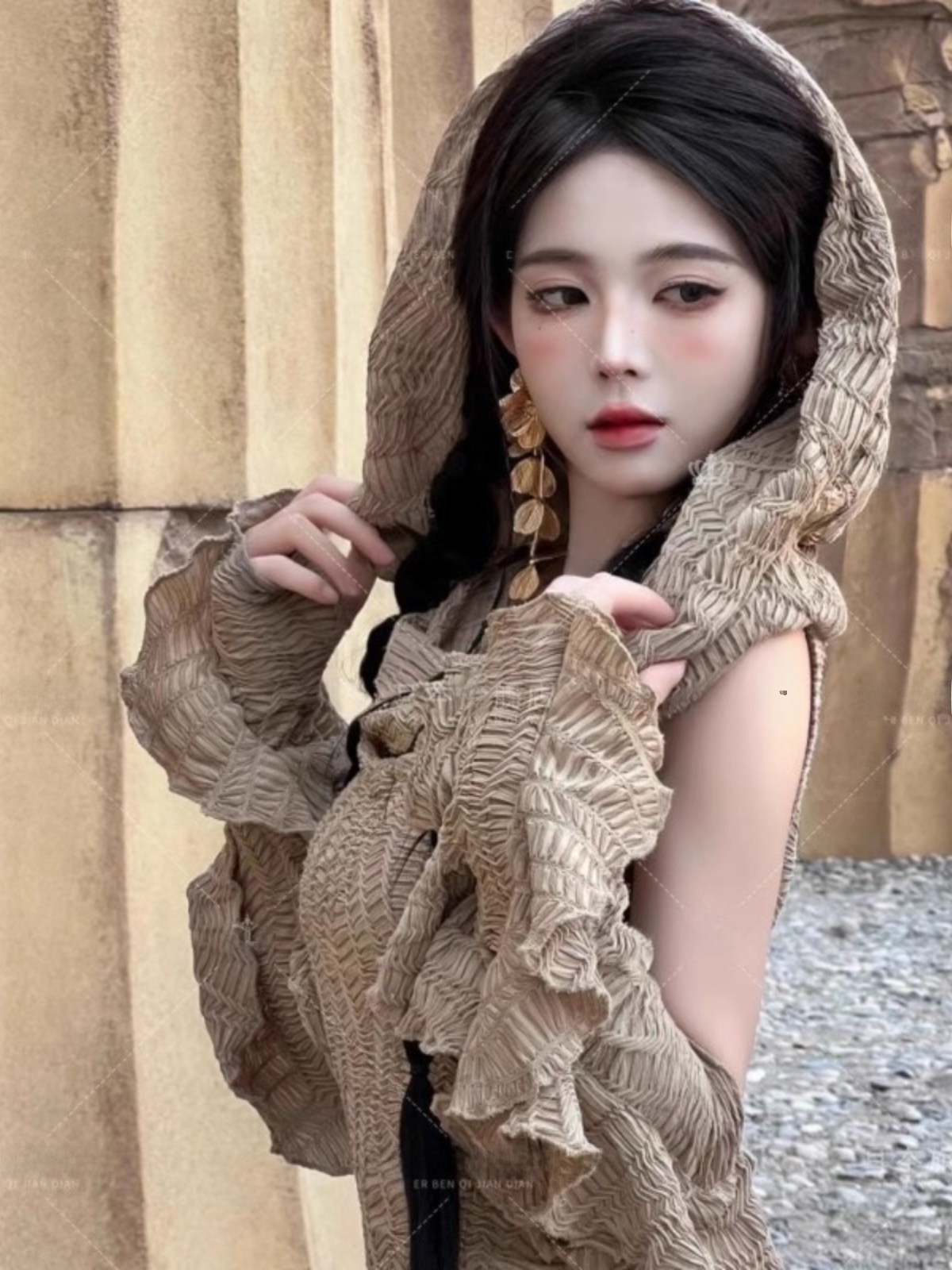فستان طويل بتصميم صحراوي، أزيا - مراجعة Ethnic Fashion Style وسعره