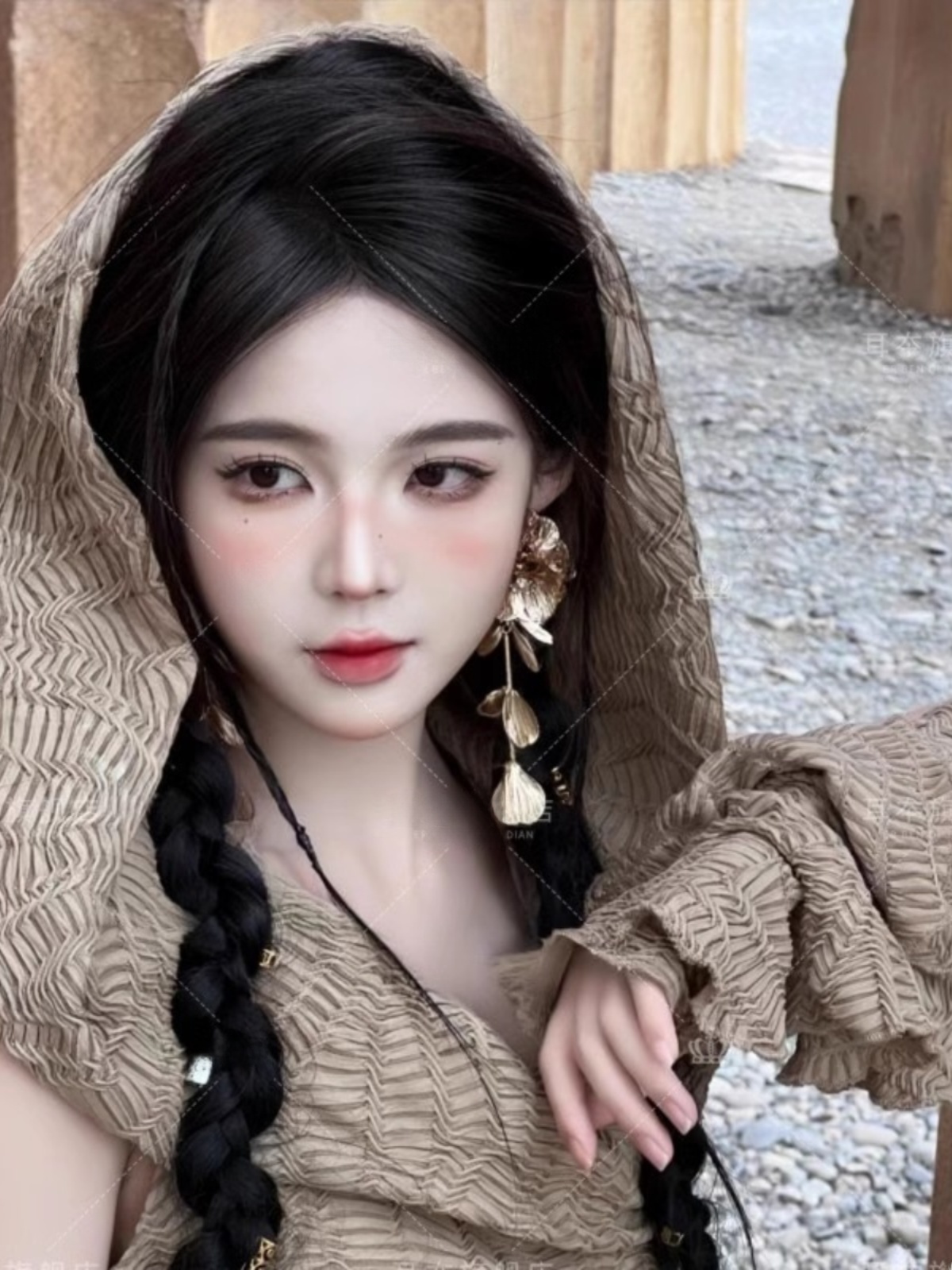 فستان طويل بتصميم صحراوي، أزيا - مراجعة Ethnic Fashion Style وسعره