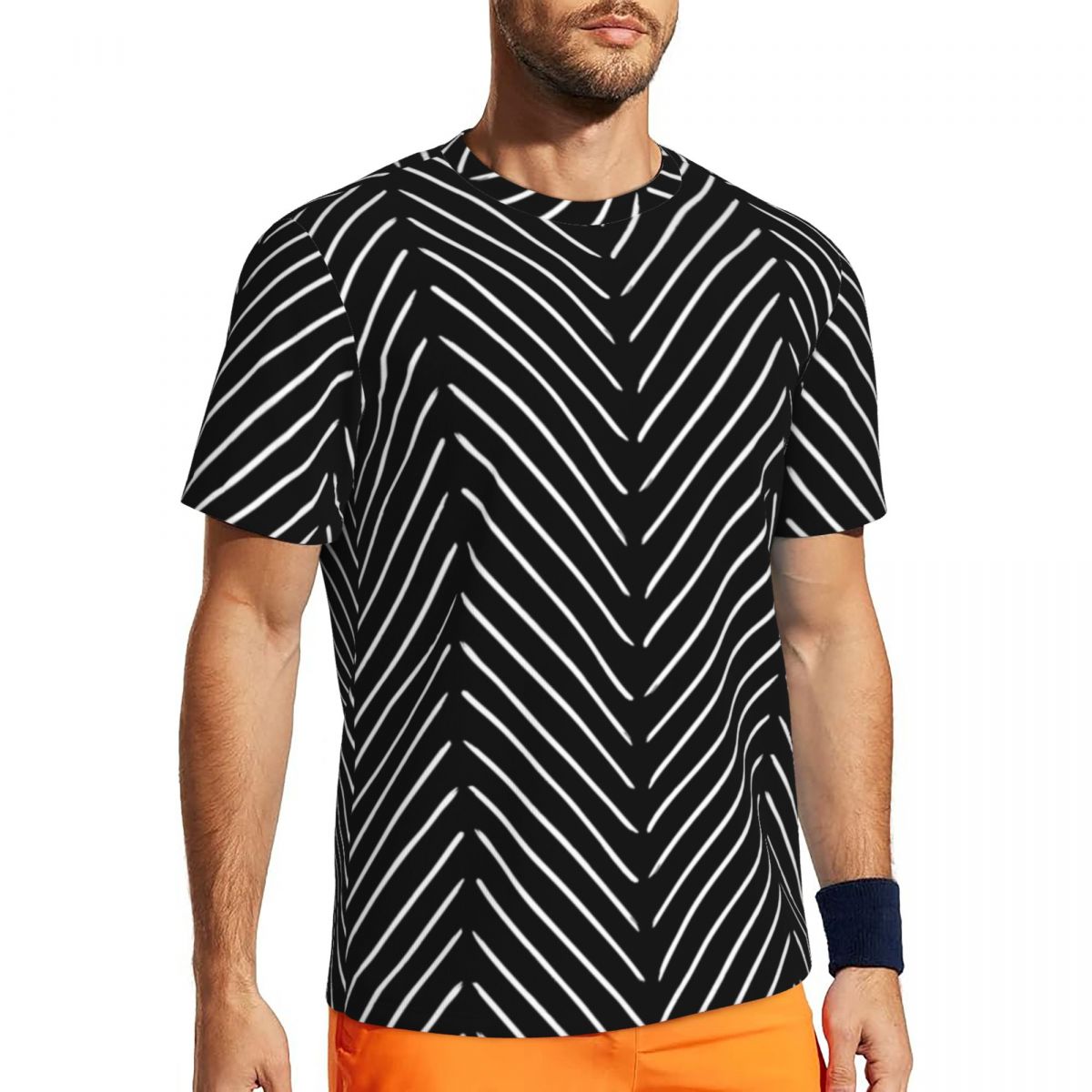 Sportswear T-Shirt Male Retro  - مراجعة Mudcloth Print Top وسعره
