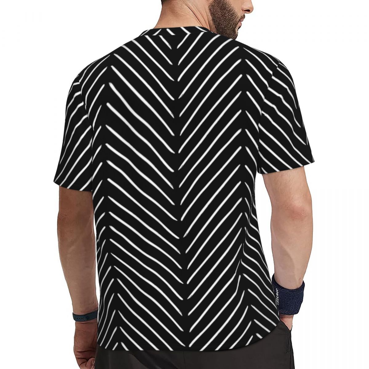 Sportswear T-Shirt Male Retro  - مراجعة Mudcloth Print Top وسعره