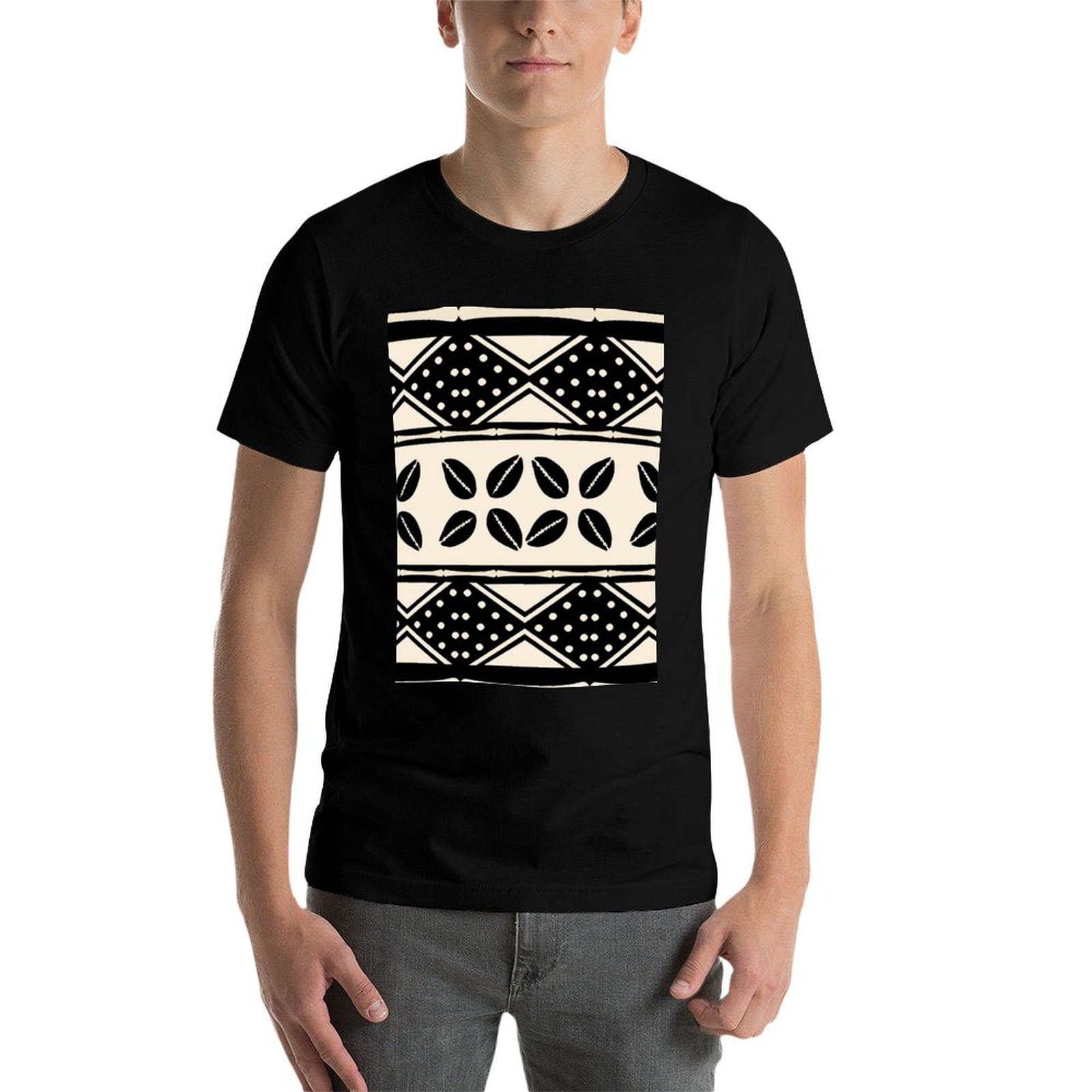 تي شيرت بنمط قماش الطين الأفري - مراجعة Mudcloth Print Top وسعره