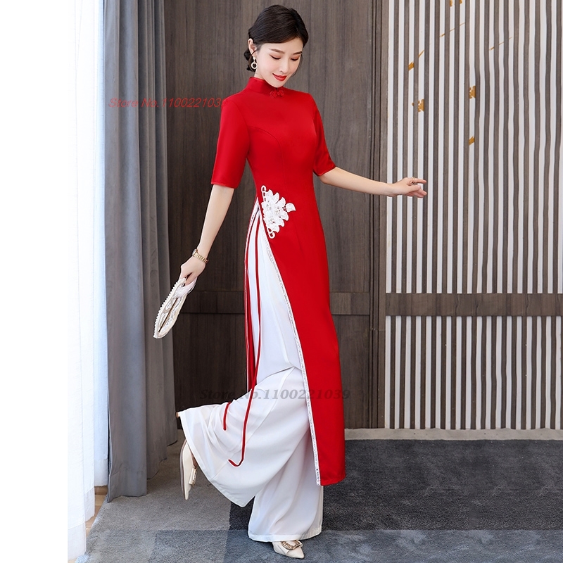 فستان أوداي فيتنامي 2026 مع تط - مراجعة Ao Dai Vietnam Dress وسعره