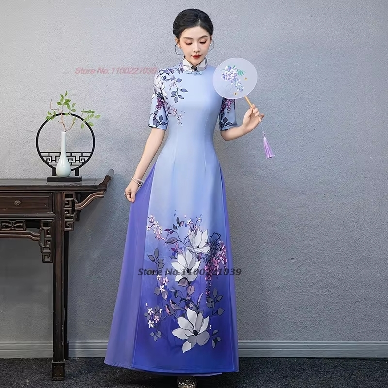 فستان سهرة 2026 بتصميم فيتنامي - مراجعة Ao Dai Vietnam Dress وسعره