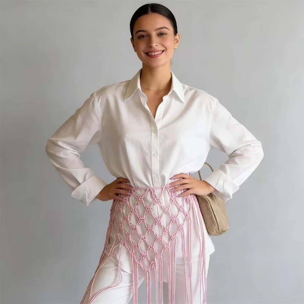 حزام خصر بوهيمي أنيق مزين بشرا - مراجعة Ethnic Boho Fashion وسعره