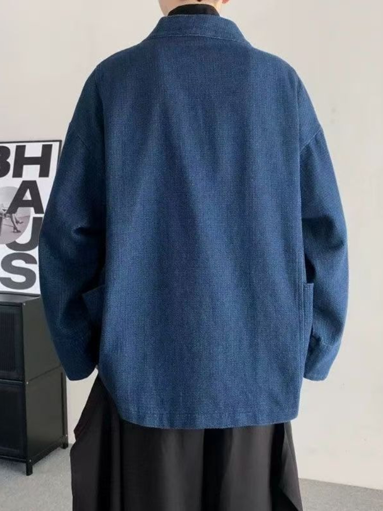 معطف دينم كلاسيكي على الطراز ا - مراجعة Haori Japanese Jacket وسعره