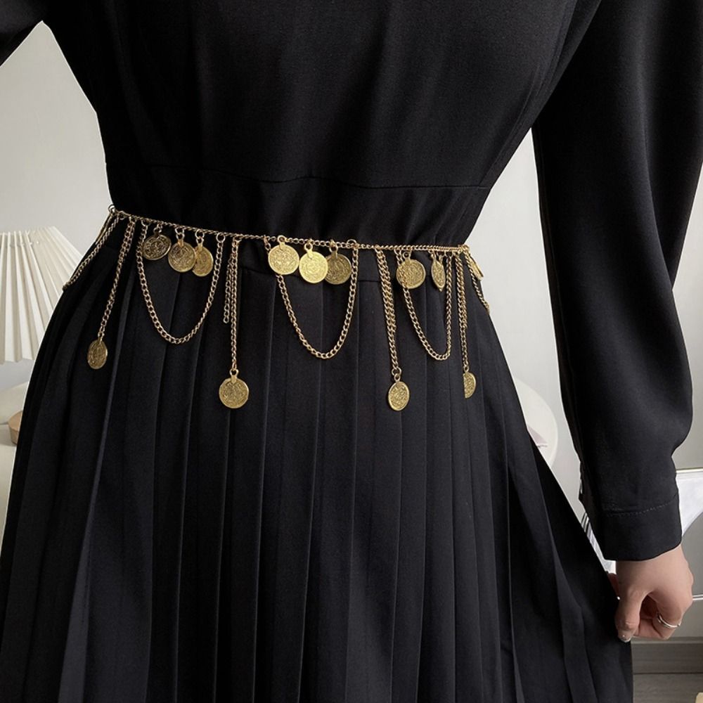 خمر عملة قلادة معدنية الجسم سل - مراجعة Ethnic Boho Fashion وسعره