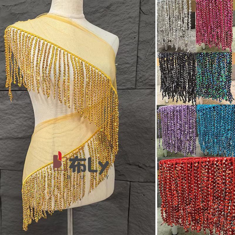 شريط زخرفي مطرز بالخرز والترتر - مراجعة Ethnic Fashion Designer وسعره