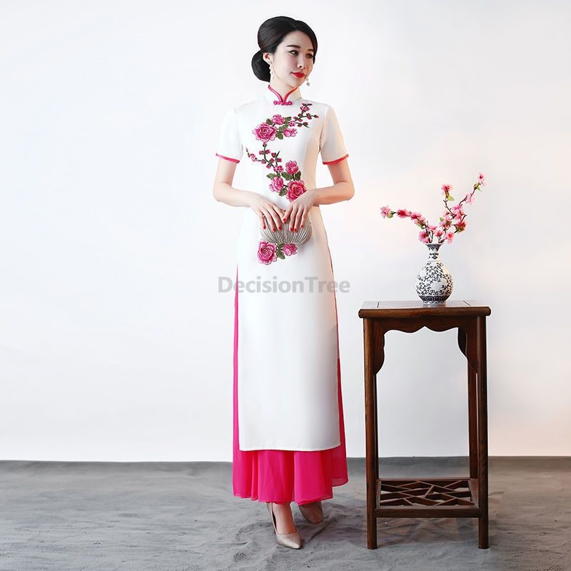 فستان تشيباو فيتنامي جديد لعام - مراجعة Ao Dai Vietnam Dress وسعره