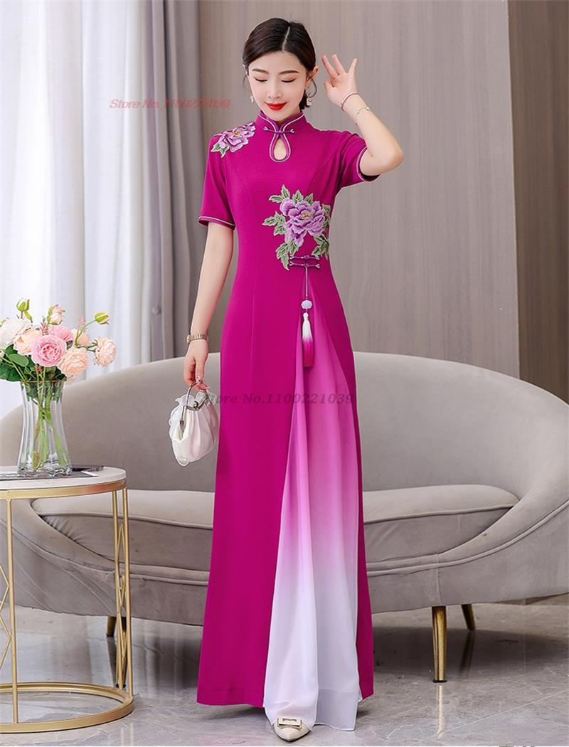 فستان سهرة تقليدي فيتنامي 2026 - مراجعة Ao Dai Vietnam Dress وسعره