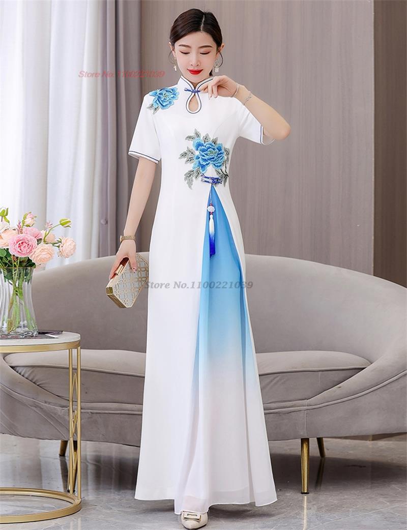 فستان سهرة تقليدي فيتنامي 2026 - مراجعة Ao Dai Vietnam Dress وسعره