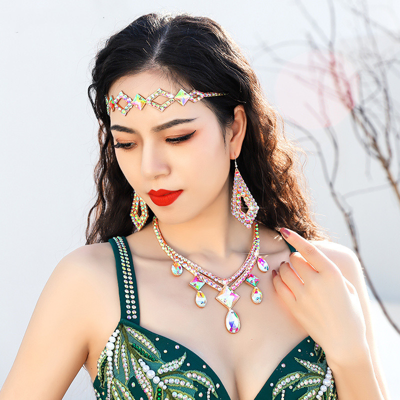 النساء حجر الراين الجبين رئيس  - مراجعة Ethnic Fashion Jewellery وسعره